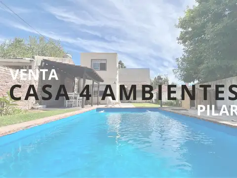 VENTA CASA SOLARES DEL NORTE PILAR CON JARDIN PILETA Y COCHERAS