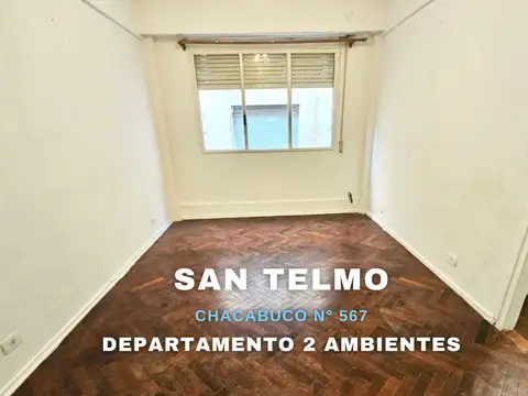 VENTA DEPARTAMENTO 2 AMBIENTES EN SAN TELMO