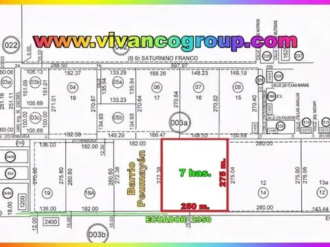 TERRENOS/FRACCIONES/LOTEOS - FRACCIONES URBANAS - 10 DE MARZO, CIPOLLETTI