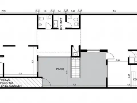 Casa en Alquiler 35 años