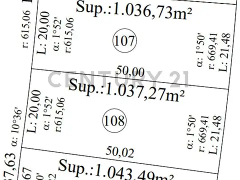 HARAS DEL SUR III - 2 LOTES (2074 M²)