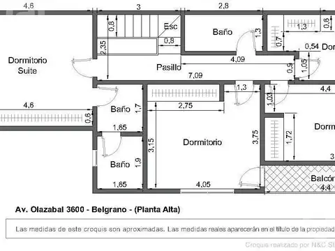 Casa en Venta en Belgrano R, USD 698.000