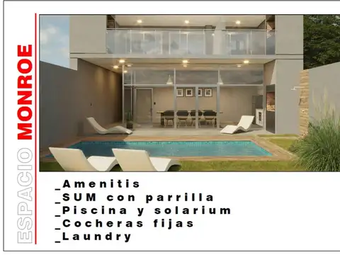 Venta Monoambiente con Balcón aterrazado c/parrilla, Urquiza