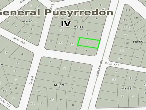 Terreno en Venta de 800,0 m2