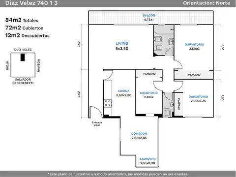 Diaz Velez 700, Piso 1
