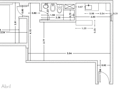 Departamento en Venta de 1 dormitorio