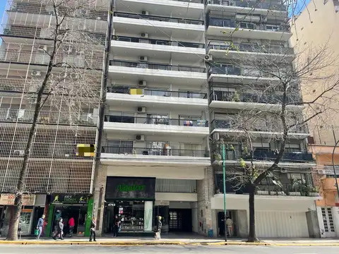 Departamento en alquiler Monoambiente en villa crespo, amplio y luminoso!