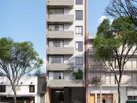 Venta departamento semi piso 1 dormitorio con balcón y amenities zona Centro