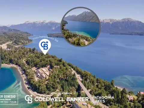 VENTA Lote 2294m2 L10 VISTA 360 Dos lagos Villa la Angostura