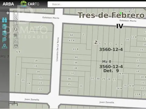 Terreno en Venta 15  mts Frente