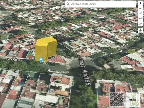 Terreno irregular de 210,5m2 Zonificación USAB2 PB   4 pisos