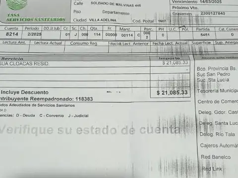 Depto Tipo Casa en Venta 17 años