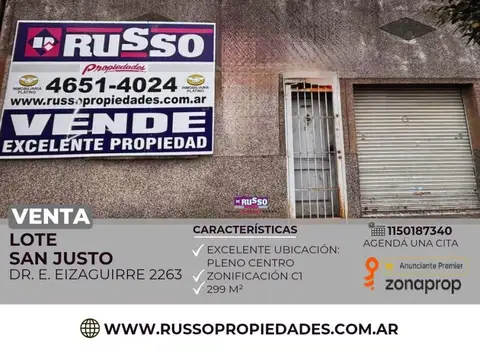 Venta de Lote San Justo Centro