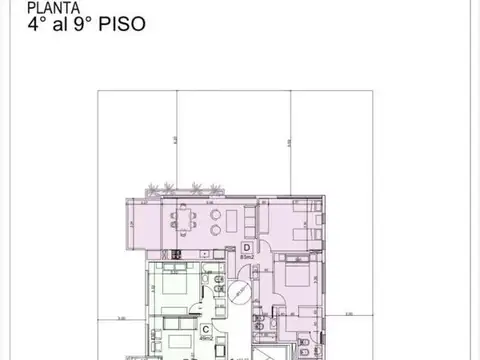Departamento Monoambiente con 1 baño