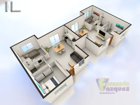 Departamento en Venta con 1 cocheras