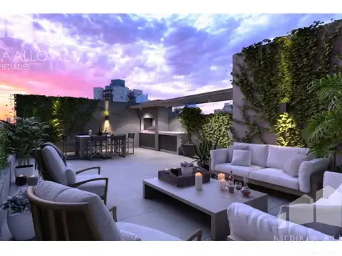 Departamento 2 ambientes con 1 baño