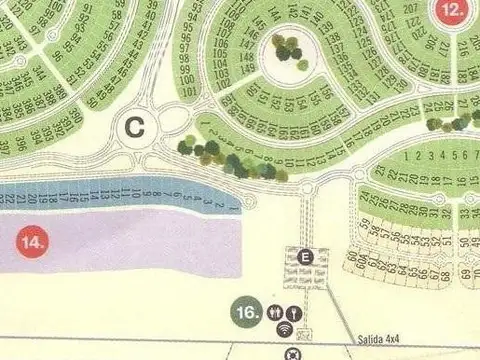 2 Lotes en venta , por separado - Lote 224 y 225 - Costa Esmeralda