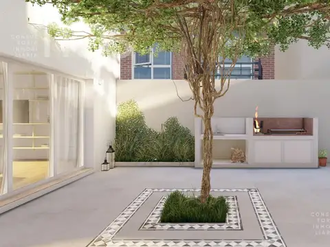VENTA CASA RECICLADA DE TRES DORMITORIOS CON TERRAZA Y PATIO EN LOURDES