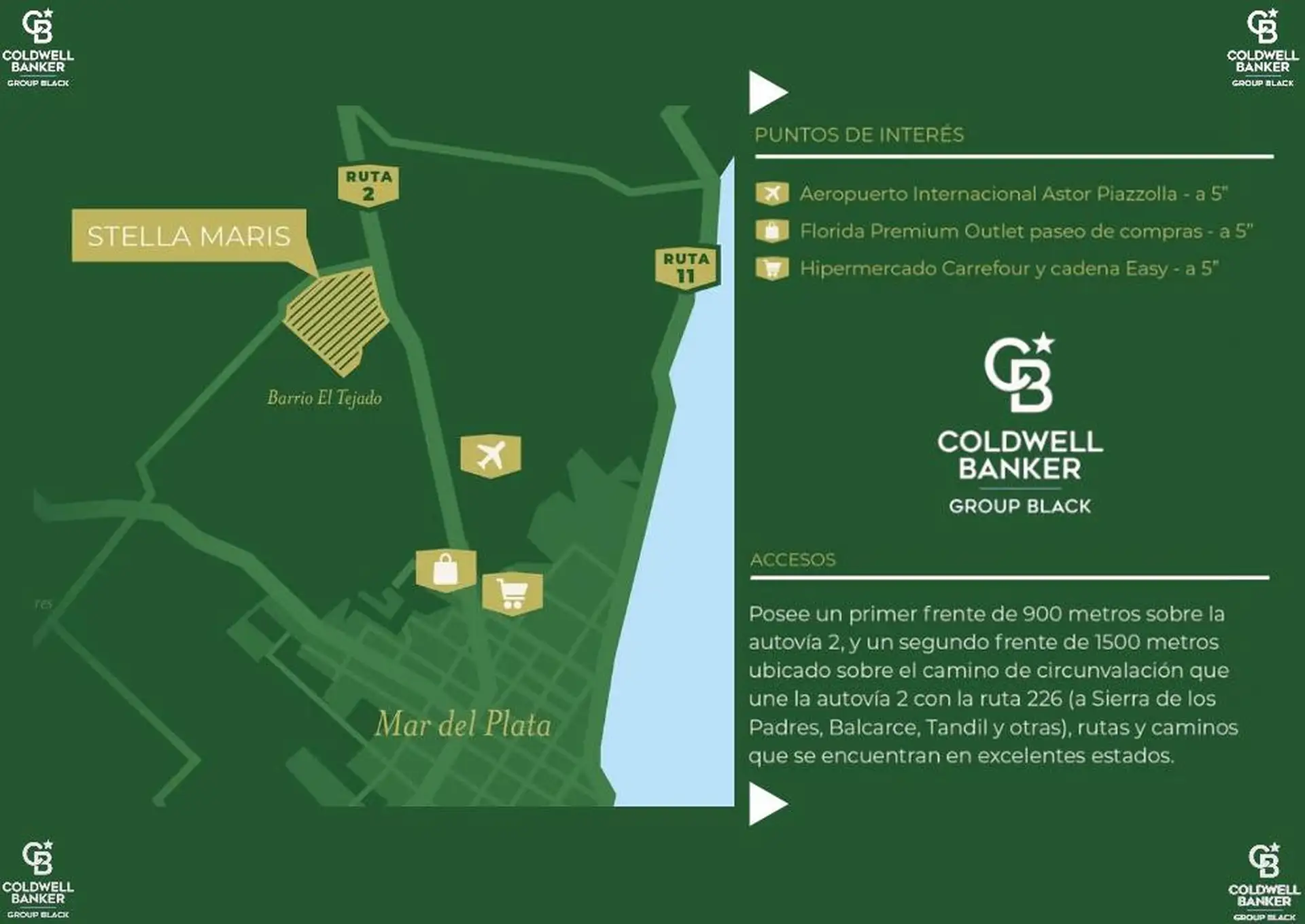 Venta de lotes en Comarcas de Stella Maris desde 600m²