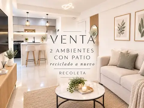 VENTA PH 2 AMBIENTES PATIO APTO CREDITO RECOLETA