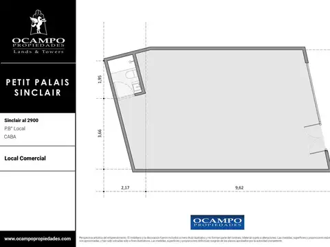 Venta de departamento en Palermo