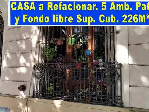 Casa 5 ambientes con 2 baños