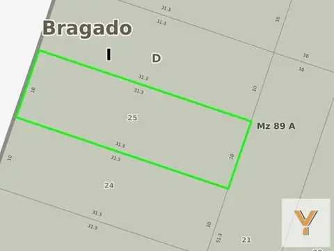 Terreno en venta - 313mts2 - Bragado