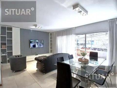 OPORTUNIDAD Piso 4 Ambientes amoblado con balcón, parrilla, 2 patios y cochera en Belgrano