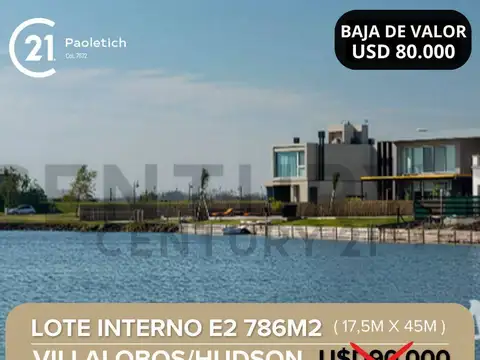 LOTE EN VILLALOBOS HUDSON BARRIO CERRADO EXCELENTE ORIENTACION