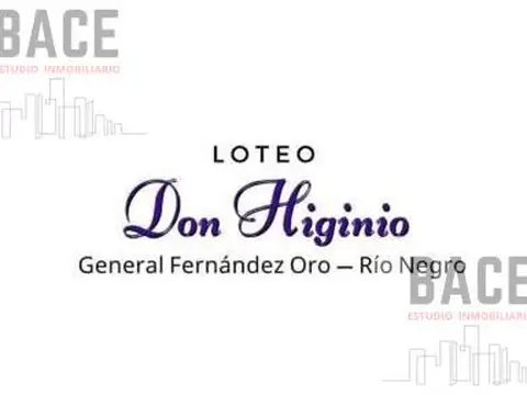 RIO NEGRO Y PEDRO RITOSSO - DON HIGILIO I - FERNANDEZ ORO