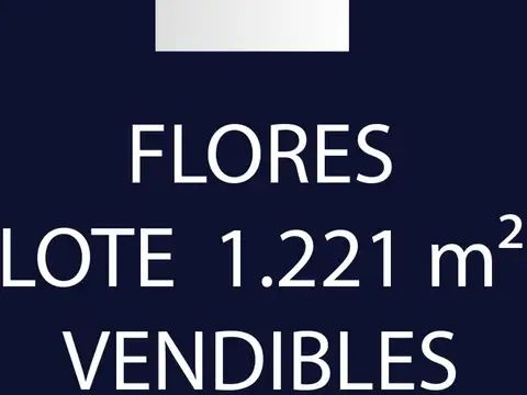 Terreno en Venta en Flores, CABA