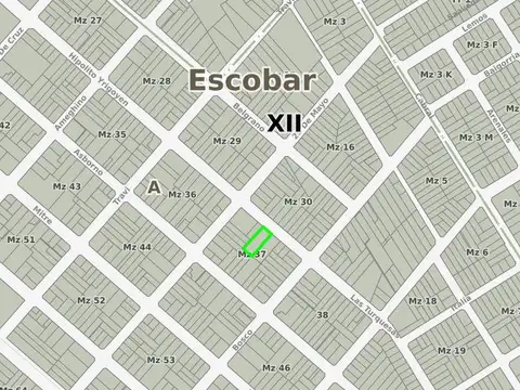 Lote con casa en venta, Hipólito Yrigoyen 272, entre Don Bosco y Av. 25 de Mayo, Escobar centro
