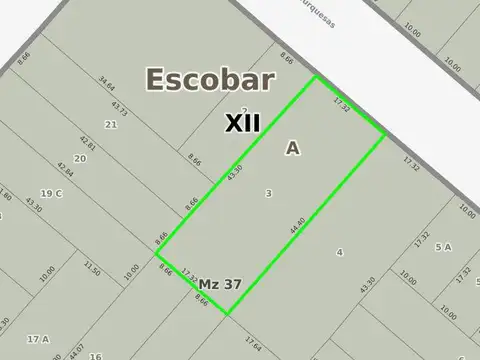 Lote con casa en venta, Hipólito Yrigoyen 272, a metros de Av. 25 de Mayo, Escobar centro