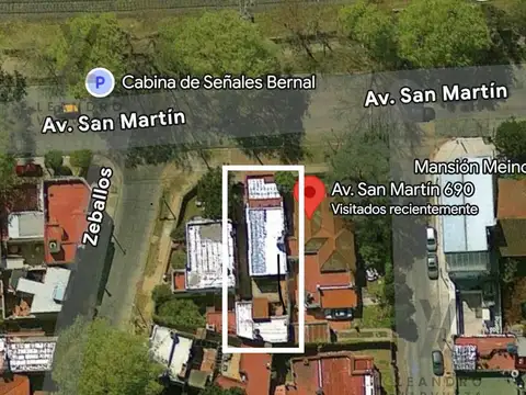 Lote - Terreno en venta para emprendimiento Av. San Martin 690 - Bernal