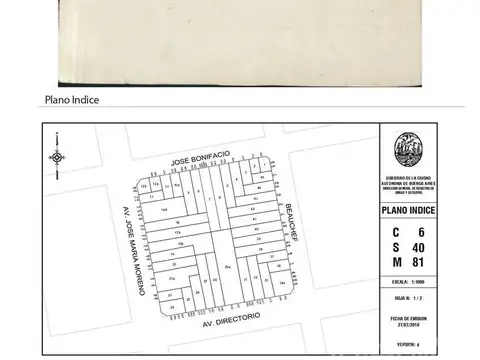 Avenida José María Moreno 700