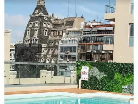 ALQUILER!! Monoambiente Piso alto en Paseo de la Cisterna, Monserrat, Caba.