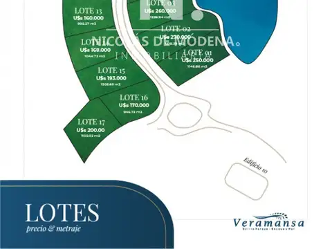 Terreno en Venta de 1416,0 m2