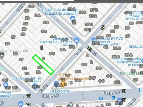 Terreno en Venta de 408,0 m2