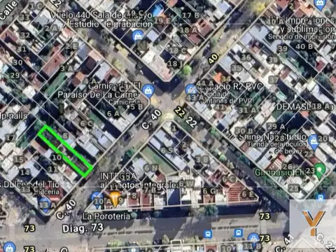 Terreno en Venta 8  mts Frente