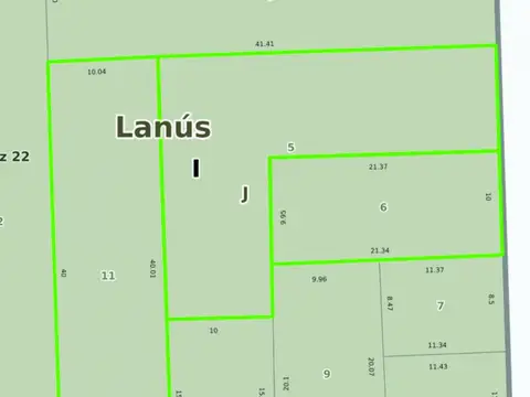 3 LOTES EN BLOCK SOBRE AV. H. YRIGOYEN Y CALLE MORENO