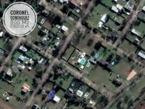 Terreno en venta en esquina - Santa Clara - Coronel Dominguez