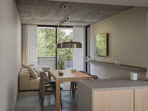 Departamento Monoambiente con 1 baño