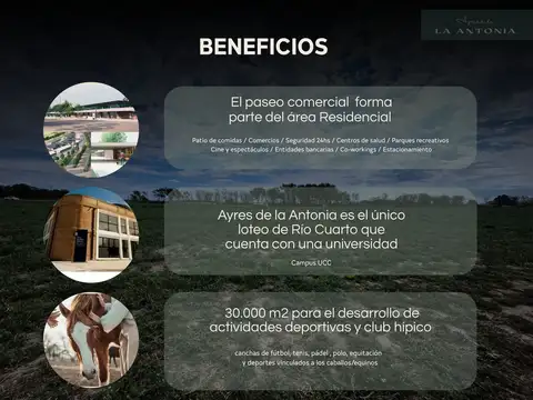 Terreno en Venta en Río Cuarto, USD 59.900