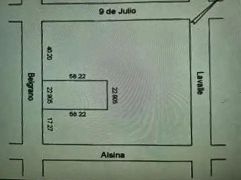 Terreno en Venta de 1333,0 m2