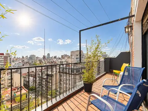 3amb. BARRIO NORTE. Piso Alto.VISTA ABIERTA PANORÁMICA.