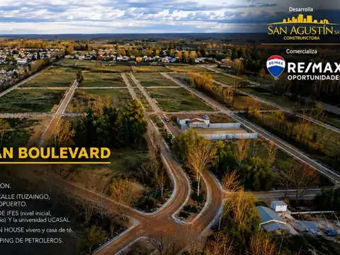 Lote en venta, loteo gran boulevard, valentina sur