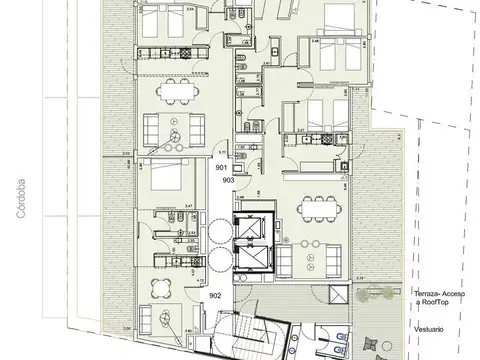 Departamento 4 ambientes con 2 baños