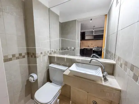 Departamento 2 ambientes con 1 baño