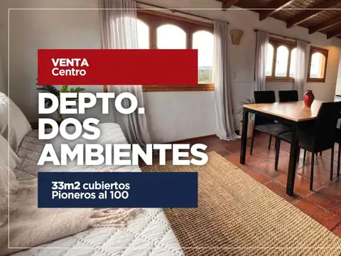 VENTA DEPARTAMENTO CENTRICO Y LUMINOSO