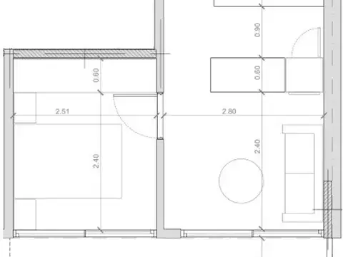 Departamento en Venta de 1 dormitorio